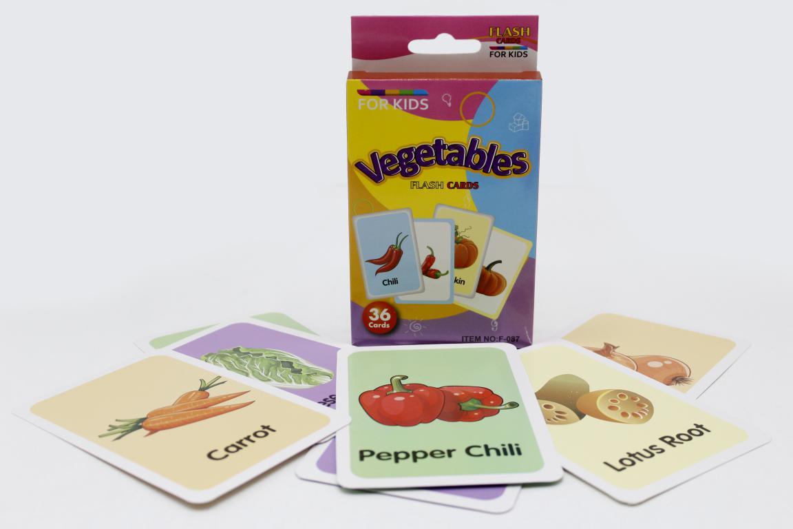 Vegetables Flash Cards (F-087)